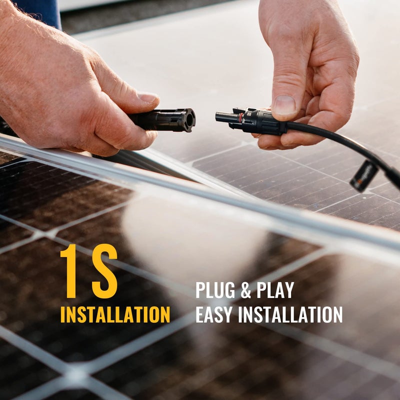 BougeRV Solar Y Branch Connectors Solar Panel Parallel Connectors 1 to 3 Solar Cable Wire Plug Tool Kit (M/FFF and F/MMM) - Image 5